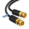 Talmosal 12G SDI Cable 300 ft, RG11 Coax 4K BNC Cable Supports HD-SDI/3G-SDI/6G-SDI/12G-SDI/4K/8K 75 Ohm 4K SDI Video Cable for Blackmagic Design Converter, Video Security Camera view 1