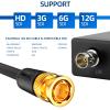 Talmosal 12G SDI Cable 300 ft, RG11 Coax 4K BNC Cable Supports HD-SDI/3G-SDI/6G-SDI/12G-SDI/4K/8K 75 Ohm 4K SDI Video Cable for Blackmagic Design Converter, Video Security Camera view 4