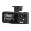 Dash Cam Front Rear and Inside, 1080P FHD Dash Camera for Cars, Dashcam Three Way Triple Car Camera with IR Night Vision, Rotating Inside Camera, 24H Parking Mode, WDR view 1
