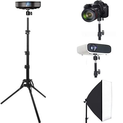Coret Mini Projector Stand, Portable Camera Holder with 360 Rotatable Head, Adjustable Height 26-60in