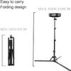 Coret Mini Projector Stand, Portable Camera Holder with 360 Rotatable Head, Adjustable Height 26-60in view 3