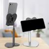 Heart Shaped Metal Desktop Tablet Stand Adjustable Phone Holder for Silver Alloy Phone Support for Home and Office Use view 3
