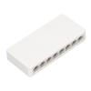 Ethernet Splitter Switch, Gigabit Ethernet Switch RJ45 100-240V Plug and Play ABS for Printer (US Plug) view 2