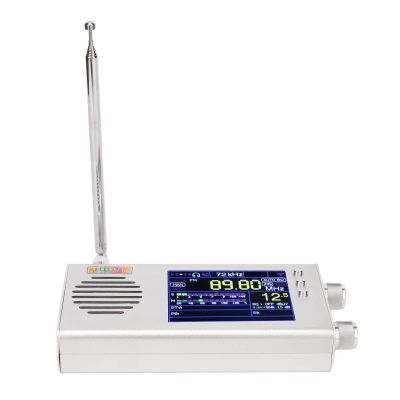 Full Band Radio Receiver, Full Band Portable Radio Built in Dual Stereo Speaker 8605 Chip for Communication Equipment