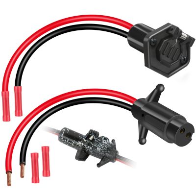 Trolling Motor Plug,Trolling Motor Plug and Receptacle 12v for Minn Kota,Waterproof Trolling Motor Quick Connect,Heavy-Duty Male and Female Trolling Motor Connector