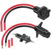 Trolling Motor Plug,Trolling Motor Plug and Receptacle 12v for Minn Kota,Waterproof Trolling Motor Quick Connect,Heavy-Duty Male and Female Trolling Motor Connector view 1