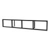 CNCEST Wall Mount 34 Inch Media Storage Rack, CD DVD Organizer Metal Shelf,34 Inch Cube Storage Media Shelf and Video Game Organizer (3pcs-Black) view 2