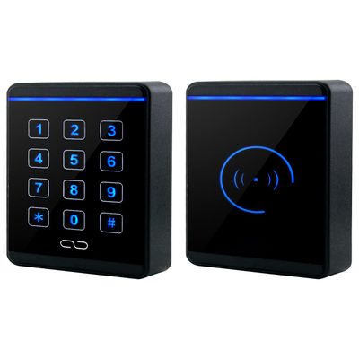 KEAUTE EM/M1 Password Access Card Reader Acrylic Panel Waterproof Design Wiegand 26/34 Format (125Khz KA316, Black)