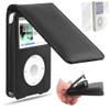 Leather Protective Shell Case Cover for Apple iPod Classic 6th 7th 80GB, 120GB Thin 160GB and iPod Video 5th 30gb with Belt Clip + Screen Protector-10.5mm Thickness Thin Version view 2