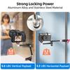 HEMMOTOP 11in Magic Arm Camera Mount Clamp, Max. Payload 5.5 LBS Articulating Arm with Anti-Twist Pins, Rotatable Pads, Adjustable Friction Arm for Monitor, LED Light, Camera Video Rig MS02 view 2