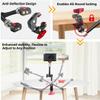 HEMMOTOP 11in Magic Arm Camera Mount Clamp, Max. Payload 5.5 LBS Articulating Arm with Anti-Twist Pins, Rotatable Pads, Adjustable Friction Arm for Monitor, LED Light, Camera Video Rig MS02 view 3