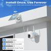 VIZIUUY 2Pack Solar Security Cameras Wireless Outdoor,3MP Security Cameras Wireless Outdoor with 128GB SD Card view 2