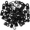 DirectNine Basics 100pcs R-Shape Cable Wire Clips Fixation for Indoor Outdoor Use for Efficient Wire Management Home and Garden view 1