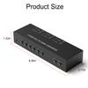 Arector 6 Port RCA to HDMI, 1080P/720P 6 Way AV to HDMI Converter Composite CVBS AV Switch to HDMI Converter Adapter Support 4:3/16:9 Switching, for Sega Xbox PS2 PS3 N64 NGC SNES WII VHS VCR Camera view 3