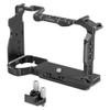 SmallRig Cage Kit for Sony A7C II / A7CR with a Cable Clamp for HDMI, Full Access Vlog Making Camera Video Cage for Sony Alpha 7C II/Alpha 7CR with Hinge Arm, Built-in QR Plate for Arca view 4