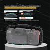 Camera Protective Cage Frame Housing with 1/4 3/8 Screw Hole Cold Shoe Quick Release Mount Compatible with Fuji XT5 Fujifilm X-T5 Camera view 2