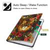 BPQOJB for Kindle 2022 Case 11th Generation 6.0 inch 2022 Release with Adjustable Stand & Auto Wake/Sleep Smart Protect Cover Case - Floral Flower Cat view 3