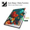 BPQOJB for Kindle 2022 Case 11th Generation 6.0 inch 2022 Release with Adjustable Stand & Auto Wake/Sleep Smart Protect Cover Case - Colorful Flowers view 3