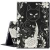 BPQOJB for Kindle Paperwhite Case 11th Generation 2021 6.8 inch for Kindle Paperwhite Signature Edition Case with Adjustable Stand & Auto Wake/Sleep Smart Protect Cover - Cat Flowers view 1