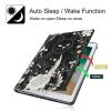 BPQOJB for Kindle Scribe Case with Adjustable Stand & Auto Wake/Sleep PU Leather Slim Smart Protect Cover Tablet Case for Kindle Scribe 10.2 inch 2022 - Cat Flowers view 3
