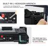 Camera Protective Cage Frame Housing with 1/4 3/8 Screw Hole Cold Shoe Mount Upper Handle Compatible with Fuji XT5 Fujifilm X-T5 Camera view 4