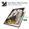 BPQOJB for Kindle Paperwhite Case 10th Generation 2018 6 inch for Kindle Paperwhite E-Reader Case with Adjustable Stand & Auto Wake/Sleep Smart Protect Cover - Sunflowers White Horse view 3