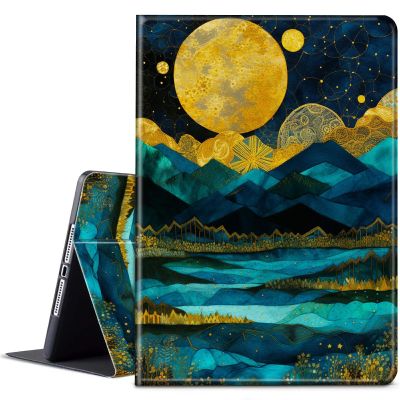 BPQOJB for All-New Fire Max 11 Case 13th Generation 2023 Release 11 inch with Adjustable Stand & Auto Wake/Sleep Feature Smart Protect Cover Tablet Case - Moon Mountains