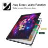 BPQOJB for Kindle Paperwhite Case 11th Generation 2021 6.8 inch for Kindle Paperwhite Signature Edition Case with Adjustable Stand & Auto Wake/Sleep Smart Protect Cover - Cute Galaxy Lion view 3