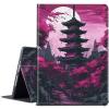 BPQOJB for Kindle 2022 Case 11th Generation 6.0 inch 2022 Release with Adjustable Stand & Auto Wake/Sleep Smart Protect Cover Case - Tower Moon Red Tree view 1