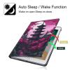 BPQOJB for Kindle 2022 Case 11th Generation 6.0 inch 2022 Release with Adjustable Stand & Auto Wake/Sleep Smart Protect Cover Case - Tower Moon Red Tree view 3