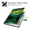BPQOJB Case for All-New Kindle Fire HD 10 & 10 Plus Tablet 11th Generation 2021 Release 10.1 inch with Adjustable Stand & Auto Wake/Sleep Feature Smart Protect Cover Case - Mountains Stream Forests view 3