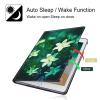 BPQOJB for Kindle Scribe Case with Adjustable Stand & Auto Wake/Sleep PU Leather Slim Smart Protect Cover Tablet Case for Kindle Scribe 10.2 inch 2022 - Green White Lotus Flower view 3
