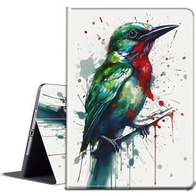 BPQOJB for Kindle Paperwhite Case 10th Generation 2018 6 inch for Kindle Paperwhite E-Reader Case with Adjustable Stand & Auto Wake/Sleep Smart Protect Cover - Green Hummingbirds