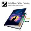 BPQOJB Case for All-New Kindle Fire HD 10 & 10 Plus Tablet 11th Generation 2021 Release 10.1 inch with Adjustable Stand & Auto Wake/Sleep Feature Smart Protect Cover Case - Cat Under The Galaxy Moon view 3