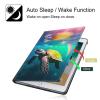 BPQOJB for Kindle Scribe Case with Adjustable Stand & Auto Wake/Sleep PU Leather Slim Smart Protect Cover Tablet Case for Kindle Scribe 10.2 inch 2022 - Cute Sea Turtles view 3
