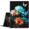 BPQOJB for Kindle Fire 7 Tablet Case 9th/7th Generation 2017/2019 Release with Adjustable Stand & Auto Wake/Sleep Feature Smart Protect Cover Case - Colorful Flowers Butterflies view 1