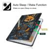 BPQOJB for Kindle Paperwhite Case 11th Generation 2021 6.8 inch for Kindle Paperwhite Signature Edition Case with Adjustable Stand & Auto Wake/Sleep Smart Protect Cover - Leaf and Fox view 3