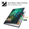 BPQOJB for Kindle Paperwhite Case 11th Generation 2021 6.8 inch for Kindle Paperwhite Signature Edition Case with Adjustable Stand & Auto Wake/Sleep Smart Protect Cover - Leaf Flower Hummingbird view 3