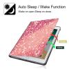 BPQOJB for Kindle Fire 7 Tablet Case 12th Generation 7 inch 2022 Release with Adjustable Stand & Auto Wake/Sleep Feature Smart Protect Cover Case - Pink Leopard Print view 3