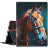 BPQOJB for Kindle Fire HD 8 Tablet Case 8th/7th/6th Generation 2018/2017/2016 Release with Adjustable Stand & Auto Wake/Sleep Feature Smart Protect Cover Case - Horse Head view 1