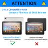 BPQOJB for All-New Fire Max 11 Case 13th Generation 2023 Release 11 inch with Adjustable Stand & Auto Wake/Sleep Feature Smart Protect Cover Tablet Case - Rose Flower Floral Skull view 2