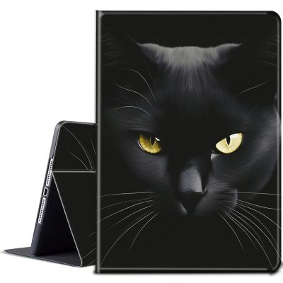BPQOJB for Kindle 2022 Case 11th Generation 6.0 inch 2022 Release with Adjustable Stand & Auto Wake/Sleep Smart Protect Cover Case - Black Cute Cats