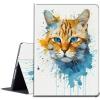 BPQOJB for Kindle Scribe Case with Adjustable Stand & Auto Wake/Sleep PU Leather Slim Smart Protect Cover Tablet Case for Kindle Scribe 10.2 inch 2022 - Cute Cat Head view 1