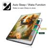 BPQOJB for Kindle 2022 Case 11th Generation 6.0 inch 2022 Release with Adjustable Stand & Auto Wake/Sleep Smart Protect Cover Case - Cute Dog Flowers view 3