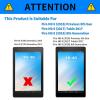 BPQOJB for Kindle Fire HD 8 Tablet Case 8th/7th/6th Generation 2018/2017/2016 Release with Adjustable Stand & Auto Wake/Sleep Feature Smart Protect Cover Case - Wood American Flag view 2