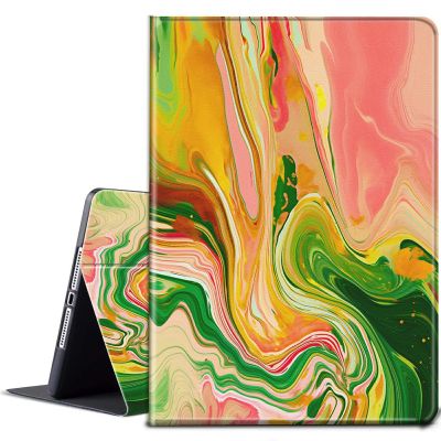 BPQOJB for Kindle Paperwhite Case 10th Generation 2018 6 inch for Kindle Paperwhite E-Reader Case with Adjustable Stand & Auto Wake/Sleep Smart Protect Cover - Colorful Marble