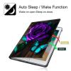 BPQOJB for Kindle 2022 Case 11th Generation 6.0 inch 2022 Release with Adjustable Stand & Auto Wake/Sleep Smart Protect Cover Case - Blue Butterfly and Rose view 3
