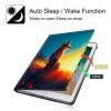 BPQOJB for Kindle Paperwhite Case 11th Generation 2021 6.8 inch for Kindle Paperwhite Signature Edition Case with Adjustable Stand & Auto Wake/Sleep Smart Protect Cover - Cute Fox in The Sunset view 3