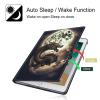 BPQOJB Case for All-New Fire HD 8 & Fire HD 8 Plus Tablet 12th/10th Generation 2022/2020 Release with Adjustable Stand & Auto Wake/Sleep Feature Smart Protect Cover Case - Golden Dragon and Moon view 3
