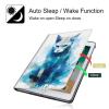 BPQOJB for Kindle 2022 Case 11th Generation 6.0 inch 2022 Release with Adjustable Stand & Auto Wake/Sleep Smart Protect Cover Case - Blue Watercolour Cat view 3